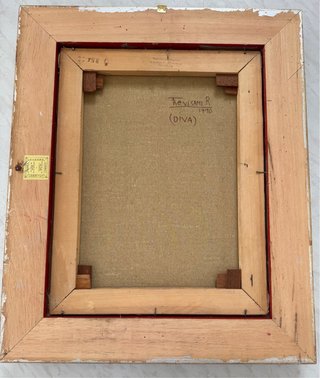Quadro dipinto ad olio su tela