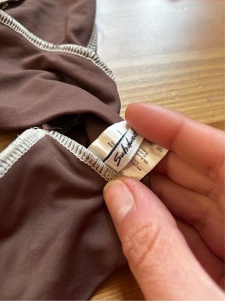 Top bikini marrone Sub Dued