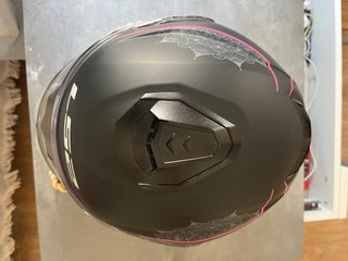 Casco Moto LS2 Talla S Negro y Rosa