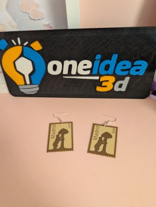Pendientes Sello Madrid Oso y Madroño