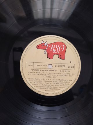LP Bee Gees - Spirits Having Flown , 1979