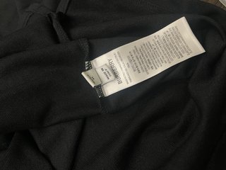 Polo Burberry London England Uomo Nero
