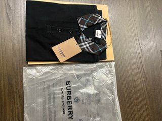 Polo Burberry London England Uomo Nero