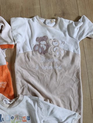 Lote 3 pijamas invierno 9-12 meses