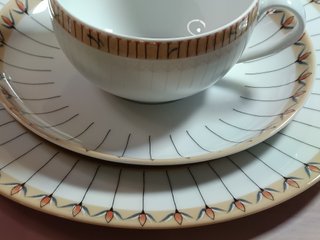Kahla Alemania Set Té y Pastas Vintage