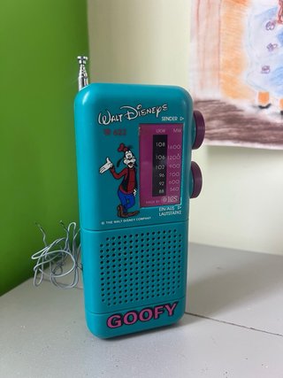 Radio Vintage Disney Goofy Edición limitada 90s