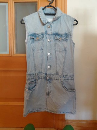 Vestido tejano mini Pull&Bear Talla M