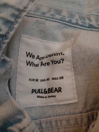 Vestido tejano mini Pull&Bear Talla M