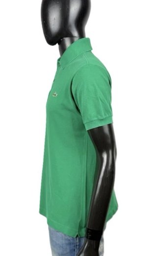 Lacoste Polo Uomo Verde Taglia 5/XL Cotone Vintage
