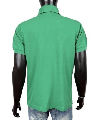 Lacoste Polo Uomo Verde Taglia 5/XL Cotone Vintage