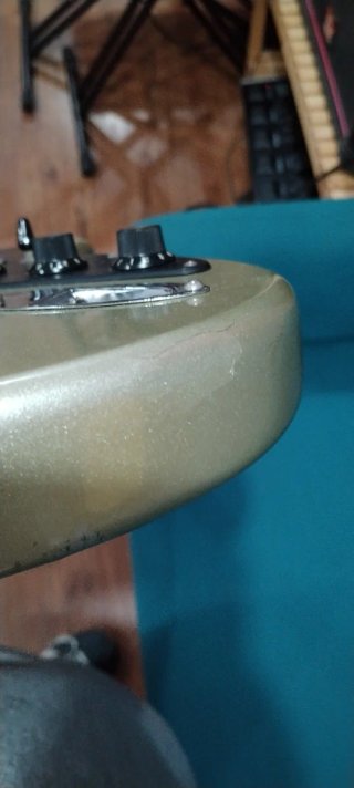 Guitarra Eléctrica Samick Plateada