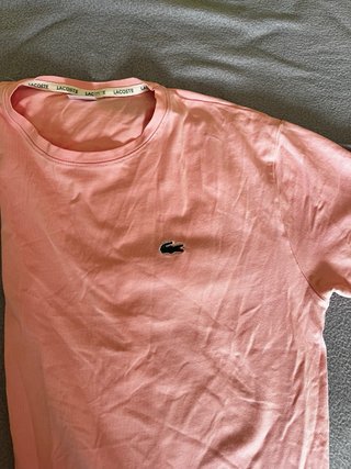 Camiseta Lacoste Rosa