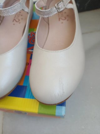 Zapatos de niña comunión dorados