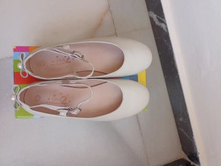 Zapatos de niña comunión dorados