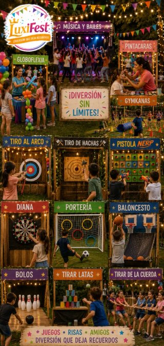 Animaciónes infantiles Luxifest Málaga