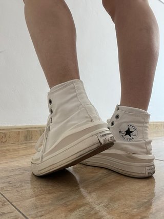 Converse Chuck Taylor Move Canvas Hi Blancas