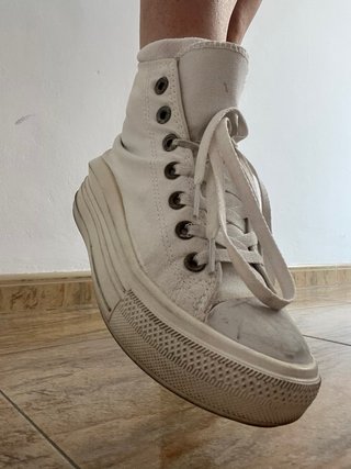 Converse Chuck Taylor Move Canvas Hi Blancas