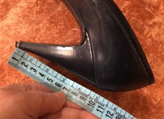 Zapatos Tacon Alto Talla 38 Azul Marino