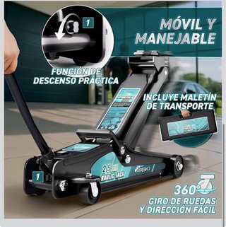 Gato Hidráulico 2.5 Toneladas TRESKO Profesional