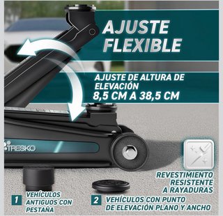 Gato Hidráulico 2.5 Toneladas TRESKO Profesional