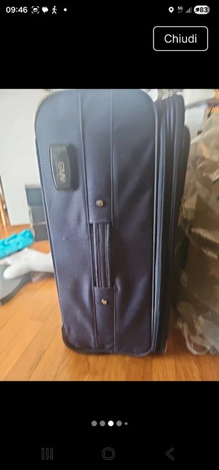 Set trolley blu Gian marco venturi semirigido