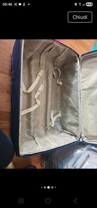 Set trolley blu Gian marco venturi semirigido