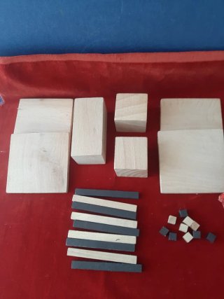 Decímetro Cúbico, Desmontable. Madera