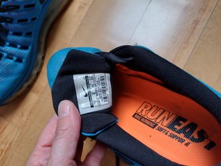 Scarpe da corsa Nike blu e nere
