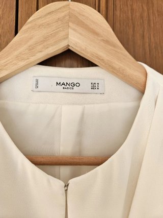 Americana Mango Blanca Talla M
