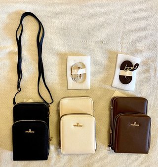 Bolso/Cartera Mujer Negro, Marron o Blanco