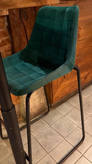 10 Taburetes Altos Bar rest Verde URGE