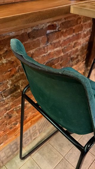 10 Taburetes Altos Bar rest Verde URGE