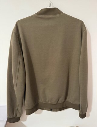 Chaqueta Bomber Zara Caqui Cremallera