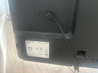 Televisor Sony 42 Negro y Plata