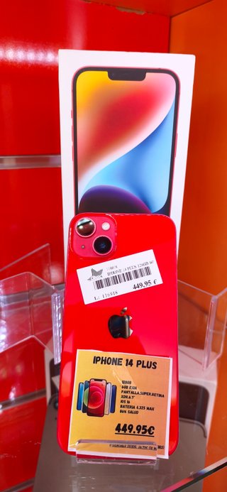 iPhone 14 Plus 128GB Rojo