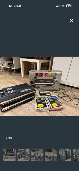 Colecovision con 2 mandos y juegos