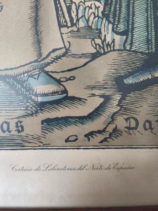 Litografía San Cosme y San Damián