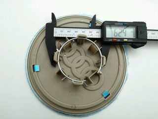4 CENTROS DE RUEDA AUDI 4E0601165A 146mm