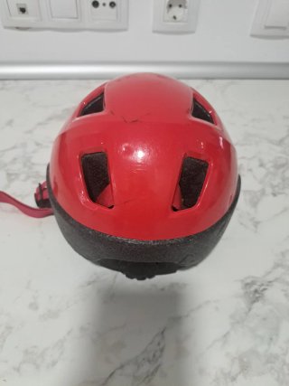 Casco Rojo Decathlon