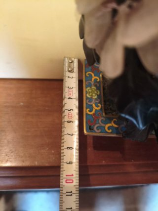 Árbol Bonsái Chino Antiguo Jade Cloisonné