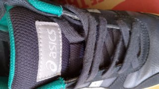 Zapatillas Asics Aaron Talla 38 Azul/Turquesa
