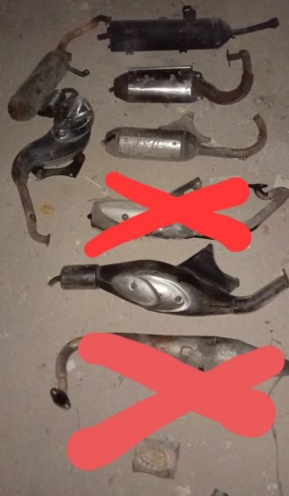 Tubos de escape para moto