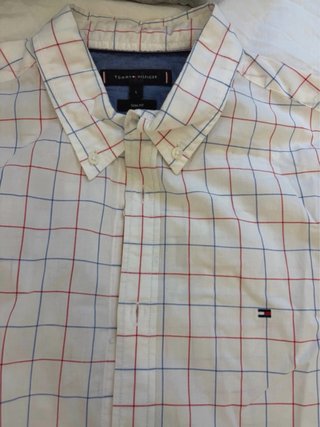 Camisa Tommy Hilfiger Cuadros Talla L