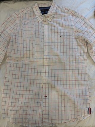 Camisa Tommy Hilfiger Cuadros Talla L