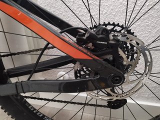 Bicicleta Montaña Ghost Negra/Naranja