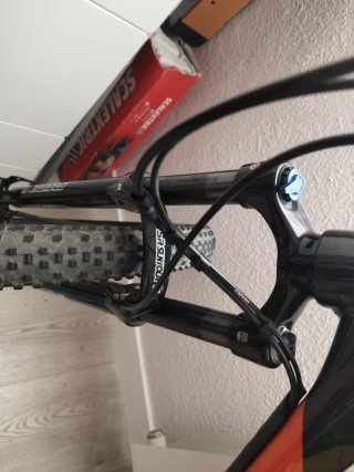 Bicicleta Montaña Ghost Negra/Naranja