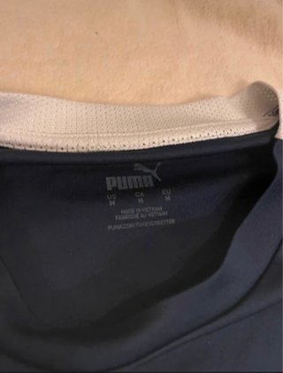 Maglia Puma Dry Cell Vintage Blu Taglia M 20s y2k