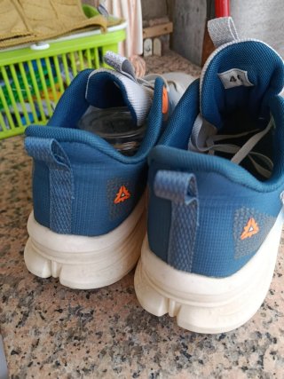 Scarpe sportive uomo Luoxtrear grigie/blu