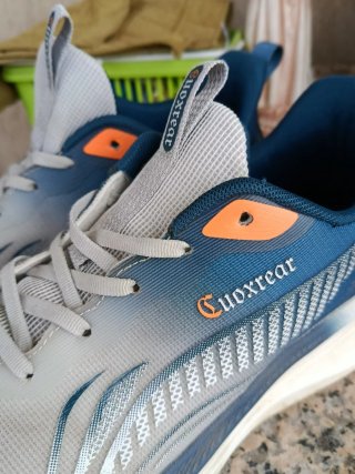 Scarpe sportive uomo Luoxtrear grigie/blu