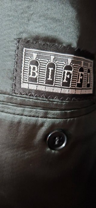Traje Cruzado Negro Caballero + 2 Pantalones
